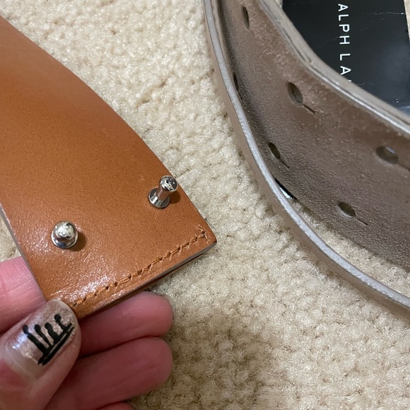 New! Ralph Lauren suede leather wrap belt - Picture 3 of 8